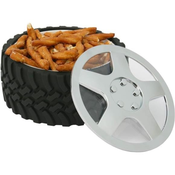 Rubberized Tire Bowl, Men, Women and Kids Motor Enthusiasts Gift,Office,Men Cave - Picture 2 of 6